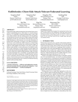 FedDefender: Client-Side Attack-Tolerant Federated Learning