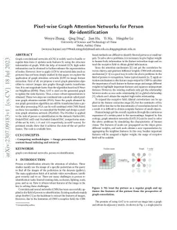 Pixel-wise Graph Attention Networks for Person Re-identification