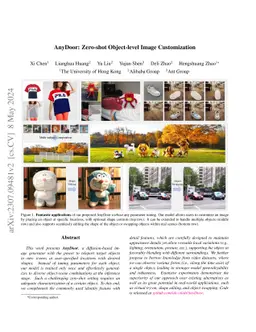 AnyDoor: Zero-shot Object-level Image Customization