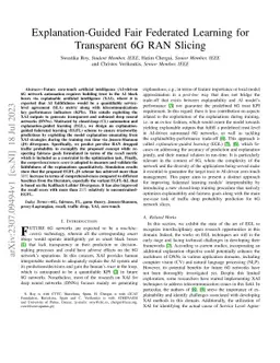 Explanation-Guided Fair Federated Learning for Transparent 6G RAN
  Slicing