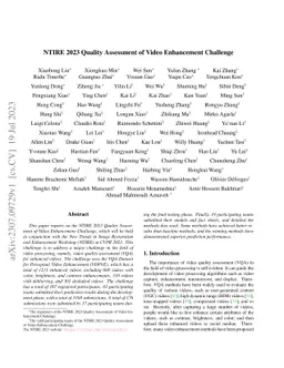 NTIRE 2023 Quality Assessment of Video Enhancement Challenge