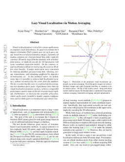 Lazy Visual Localization via Motion Averaging