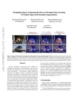 Prompting classes: Exploring the Power of Prompt Class Learning in
  Weakly Supervised Semantic Segmentation