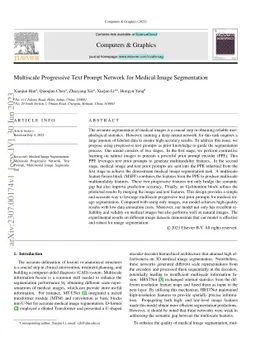 Multiscale Progressive Text Prompt Network for Medical Image
  Segmentation