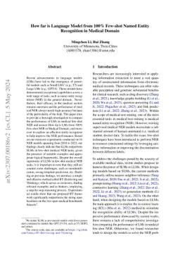 How far is Language Model from 100% Few-shot Named Entity Recognition in
  Medical Domain