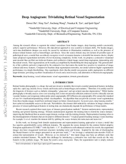 Deep Angiogram: Trivializing Retinal Vessel Segmentation