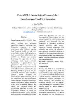 PatternGPT :A Pattern-Driven Framework for Large Language Model Text
  Generation