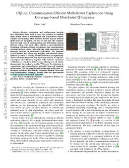 CQLite: Communication-Efficient Multi-Robot Exploration Using
  Coverage-biased Distributed Q-Learning