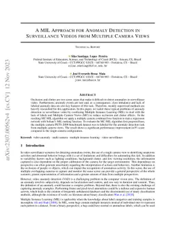 A MIL Approach for Anomaly Detection in Surveillance Videos from
  Multiple Camera Views
