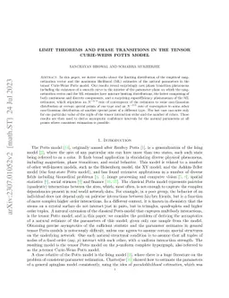 Limit Theorems and Phase Transitions in the Tensor Curie-Weiss Potts
  Model