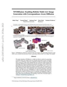 MVDiffusion: Enabling Holistic Multi-view Image Generation with
  Correspondence-Aware Diffusion