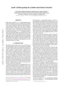 musif: a Python package for symbolic music feature extraction