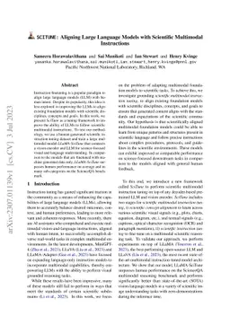 SCITUNE: Aligning Large Language Models with Scientific Multimodal
  Instructions