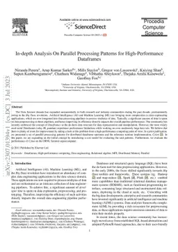 In-depth Analysis On Parallel Processing Patterns for High-Performance
  Dataframes