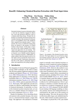 ReactIE: Enhancing Chemical Reaction Extraction with Weak Supervision