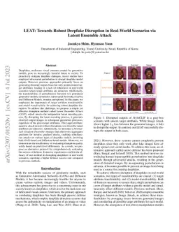 LEAT: Towards Robust Deepfake Disruption in Real-World Scenarios via
  Latent Ensemble Attack