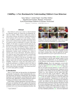 ChildPlay: A New Benchmark for Understanding Children's Gaze Behaviour