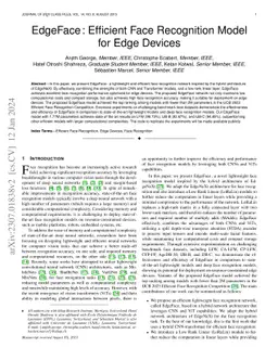 EdgeFace: Efficient Face Recognition Model for Edge Devices