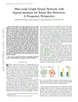 Muti-scale Graph Neural Network with Signed-attention for Social Bot
  Detection: A Frequency Perspective