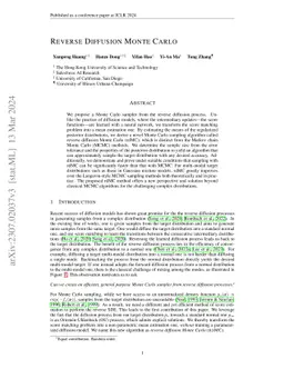 Reverse Diffusion Monte Carlo