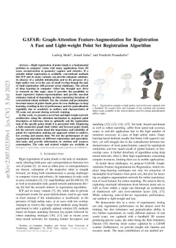 GAFAR: Graph-Attention Feature-Augmentation for Registration A Fast and
  Light-weight Point Set Registration Algorithm