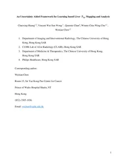 An Uncertainty Aided Framework for Learning based Liver $T_1ρ$
  Mapping and Analysis