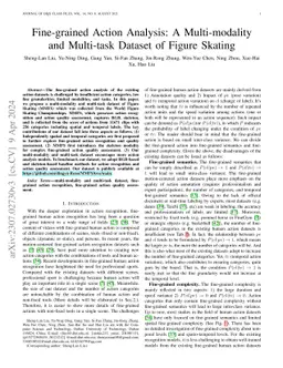 Fine-grained Action Analysis: A Multi-modality and Multi-task Dataset of
  Figure Skating