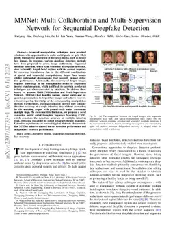 MMNet: Multi-Collaboration and Multi-Supervision Network for Sequential
  Deepfake Detection
