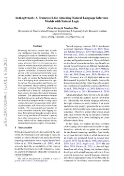 NatLogAttack: A Framework for Attacking Natural Language Inference
  Models with Natural Logic