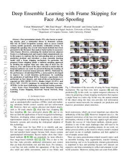 Deep Ensemble Learning with Frame Skipping for Face Anti-Spoofing