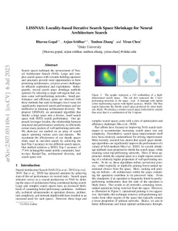 LISSNAS: Locality-based Iterative Search Space Shrinkage for Neural
  Architecture Search