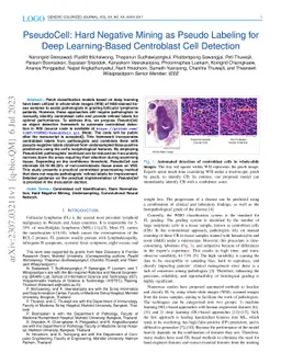 PseudoCell: Hard Negative Mining as Pseudo Labeling for Deep
  Learning-Based Centroblast Cell Detection
