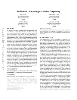 Class-wise Federated Unlearning: Harnessing Active Forgetting with Teacher-Student Memory Generation