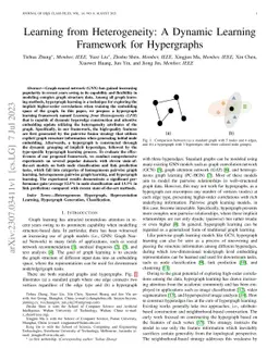 Learning from Heterogeneity: A Dynamic Learning Framework for Hypergraphs