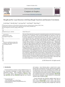 HoughLaneNet: Lane Detection with Deep Hough Transform and Dynamic
  Convolution
