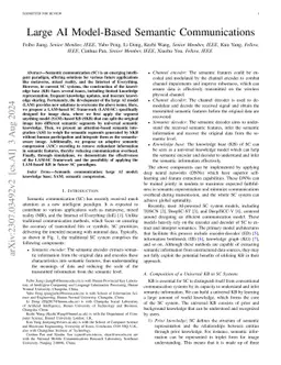 Large AI Model-Based Semantic Communications