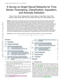 A Survey on Graph Neural Networks for Time Series: Forecasting,
  Classification, Imputation, and Anomaly Detection