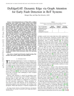 DyEdgeGAT: Dynamic Edge via Graph Attention for Early Fault Detection in
  IIoT Systems