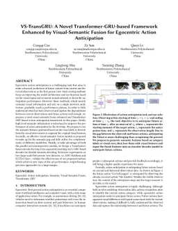 VS-TransGRU: A Novel Transformer-GRU-based Framework Enhanced by
  Visual-Semantic Fusion for Egocentric Action Anticipation