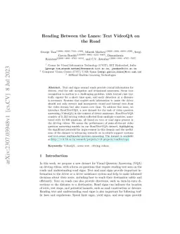 Reading Between the Lanes: Text VideoQA on the Road