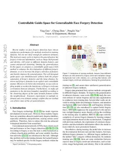 Controllable Guide-Space for Generalizable Face Forgery Detection