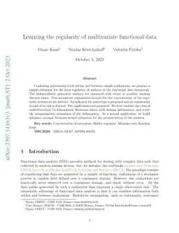 Learning the regularity of multivariate functional data