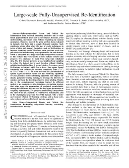 Large-scale Fully-Unsupervised Re-Identification