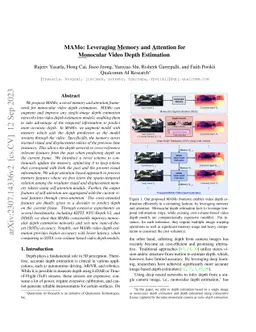 MAMo: Leveraging Memory and Attention for Monocular Video Depth Estimation