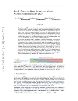 TabR: Tabular Deep Learning Meets Nearest Neighbors in 2023