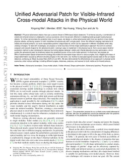 Unified Adversarial Patch for Visible-Infrared Cross-modal Attacks in
  the Physical World