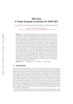 SEV-Step: A Single-Stepping Framework for AMD-SEV