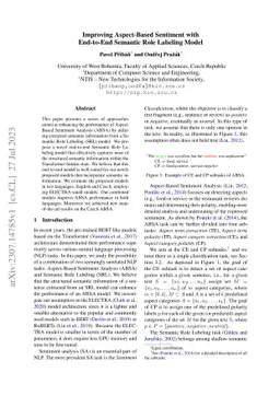 Improving Aspect-Based Sentiment with End-to-End Semantic Role Labeling
  Model