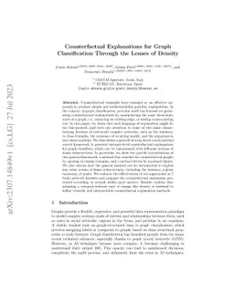 Counterfactual Explanations for Graph Classification Through the Lenses
  of Density