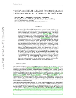 TransNormerLLM: A Faster and Better Large Language Model with Improved
  TransNormer